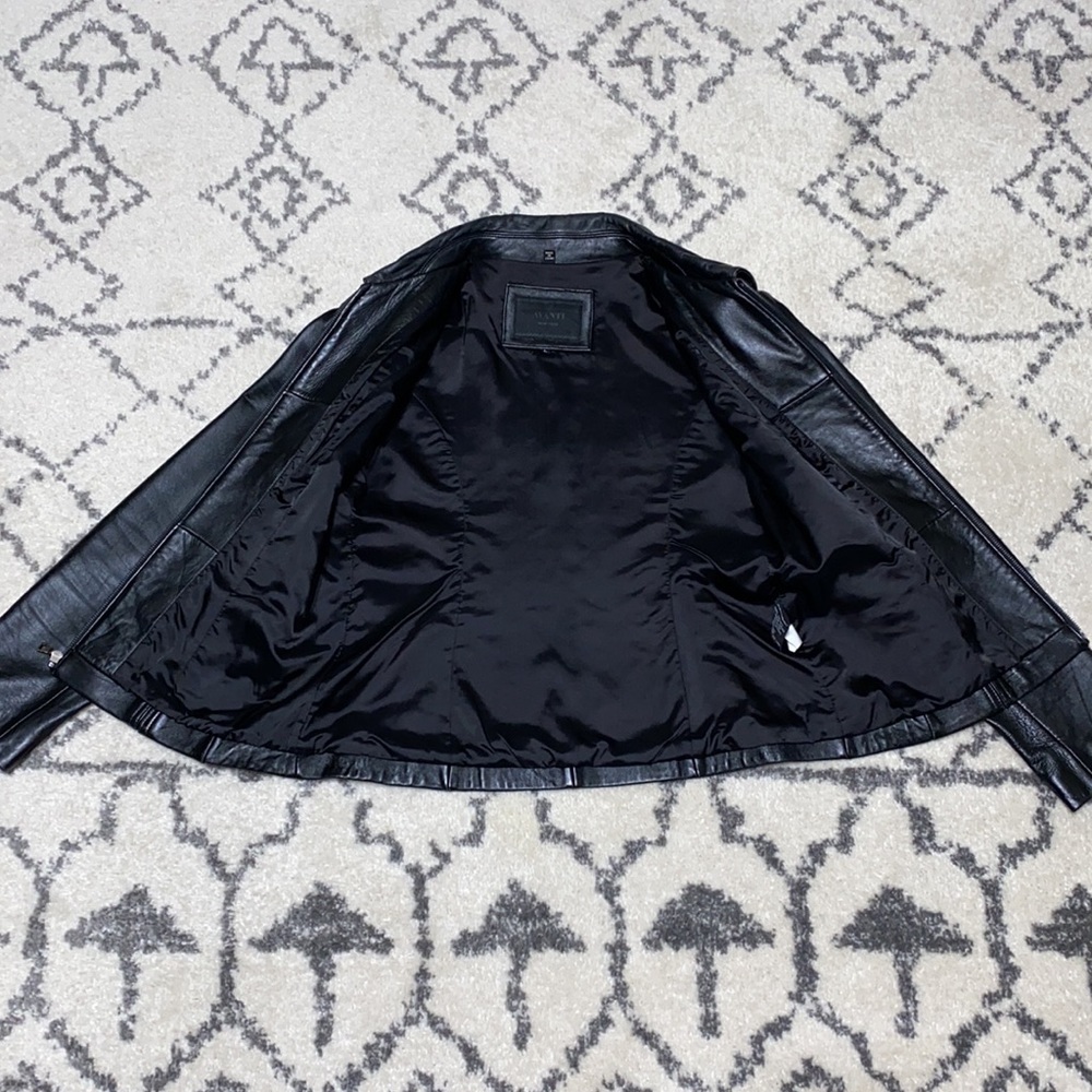 Black Faux Leather Jacket - Picture 5 of 8